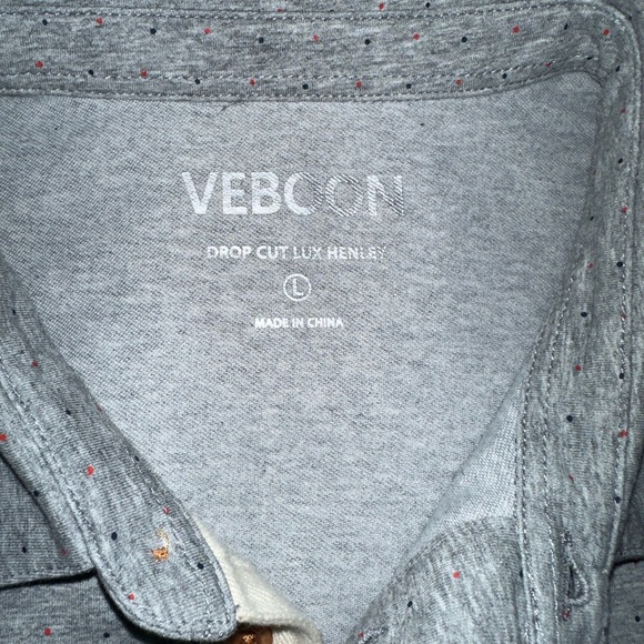 Veboon polo shirt for men size large in excellent condition - Picture 5 of 6